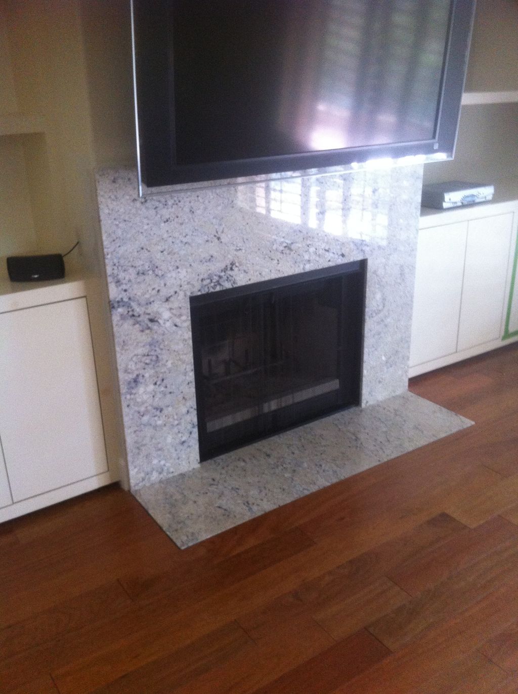 Solid 5" wide Brazilian cherry floors installed an