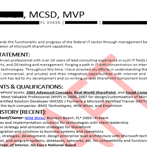 Customer Resume (Thumbtack)
12/2014