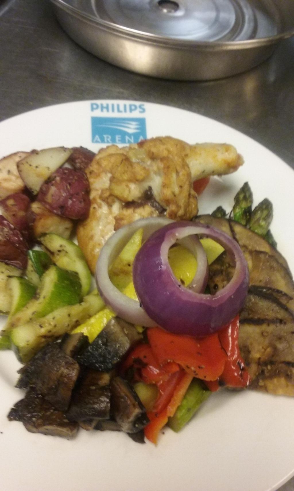 Gluten Free Plate with Herb Roasted Chicken, Garli