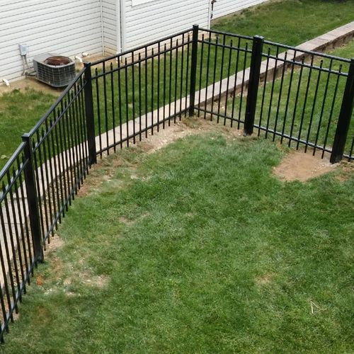 Aluminum fence