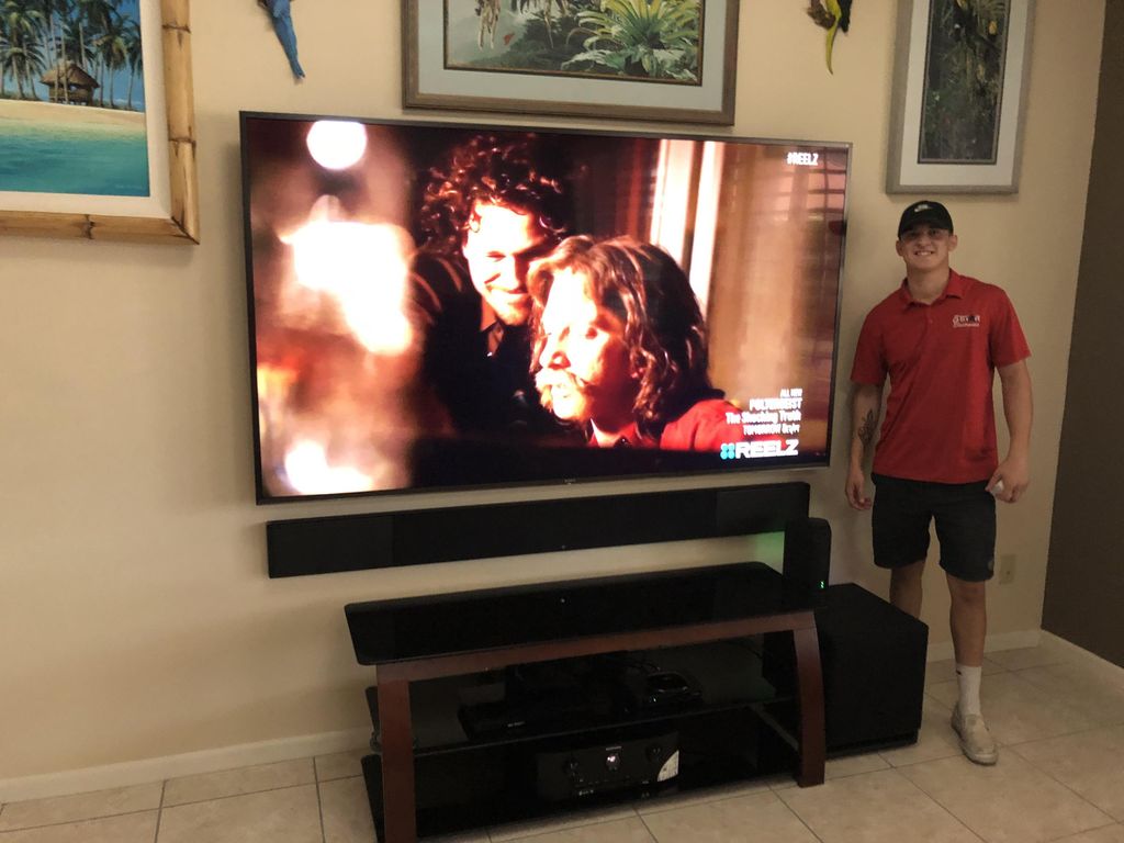 85” Sony 4K LED TV with Custom Cut Soundbar from R