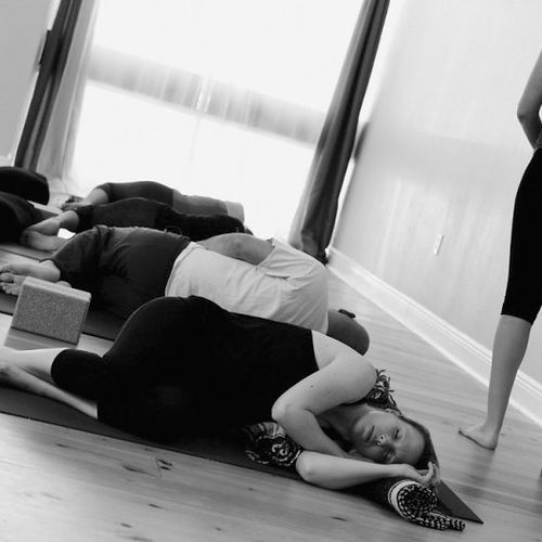 Moving out of savasana and into our Days at YogaKr