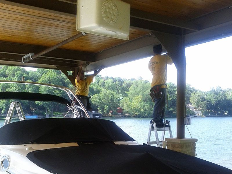Spider control system installation
