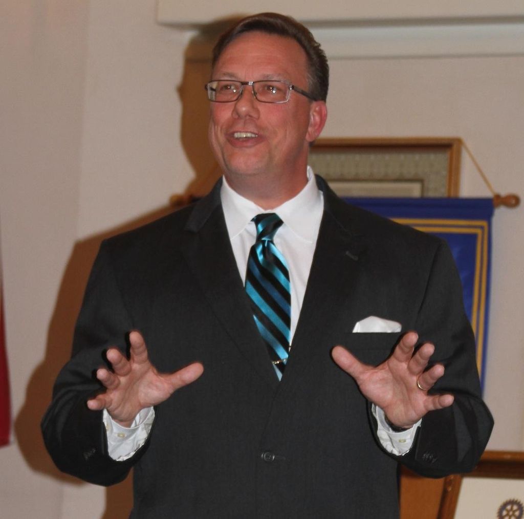 Speaking at a Rotary Club