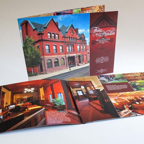 Howard Hanna sales brochure for the Thaw Mansion o