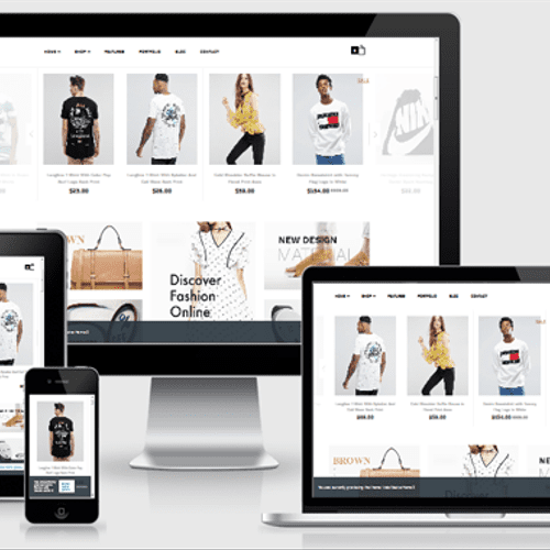 e-commerce website built on Shopify