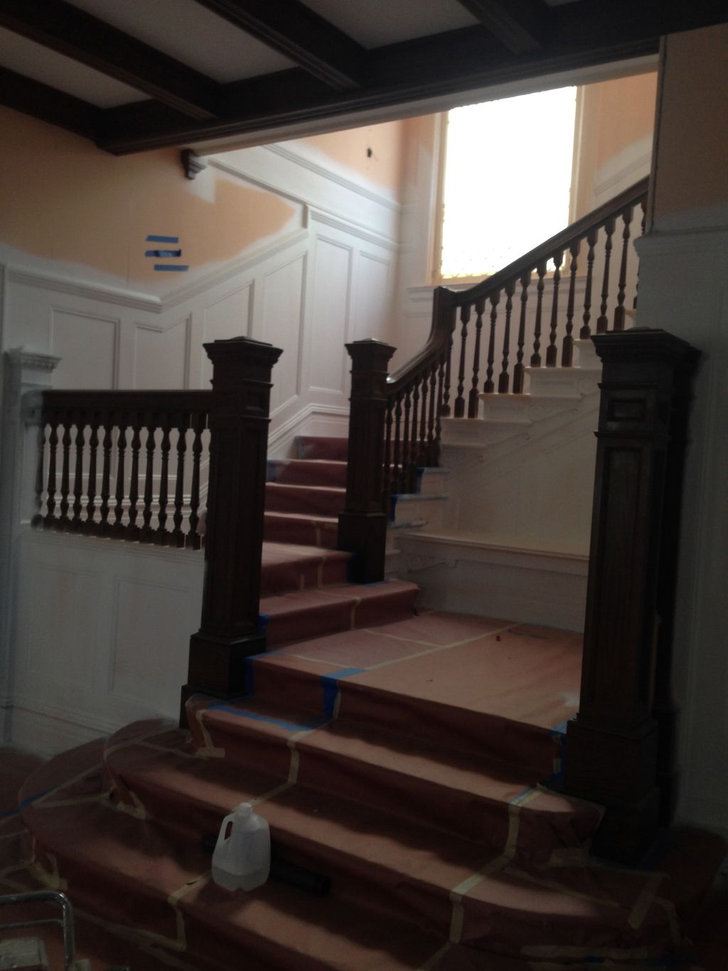 This is the house inside.  After the painters were