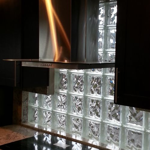 Custom glass block can be used in many locations a