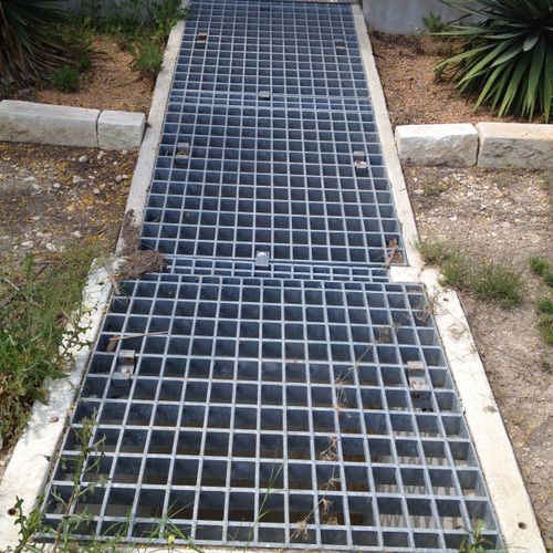 installed site drains