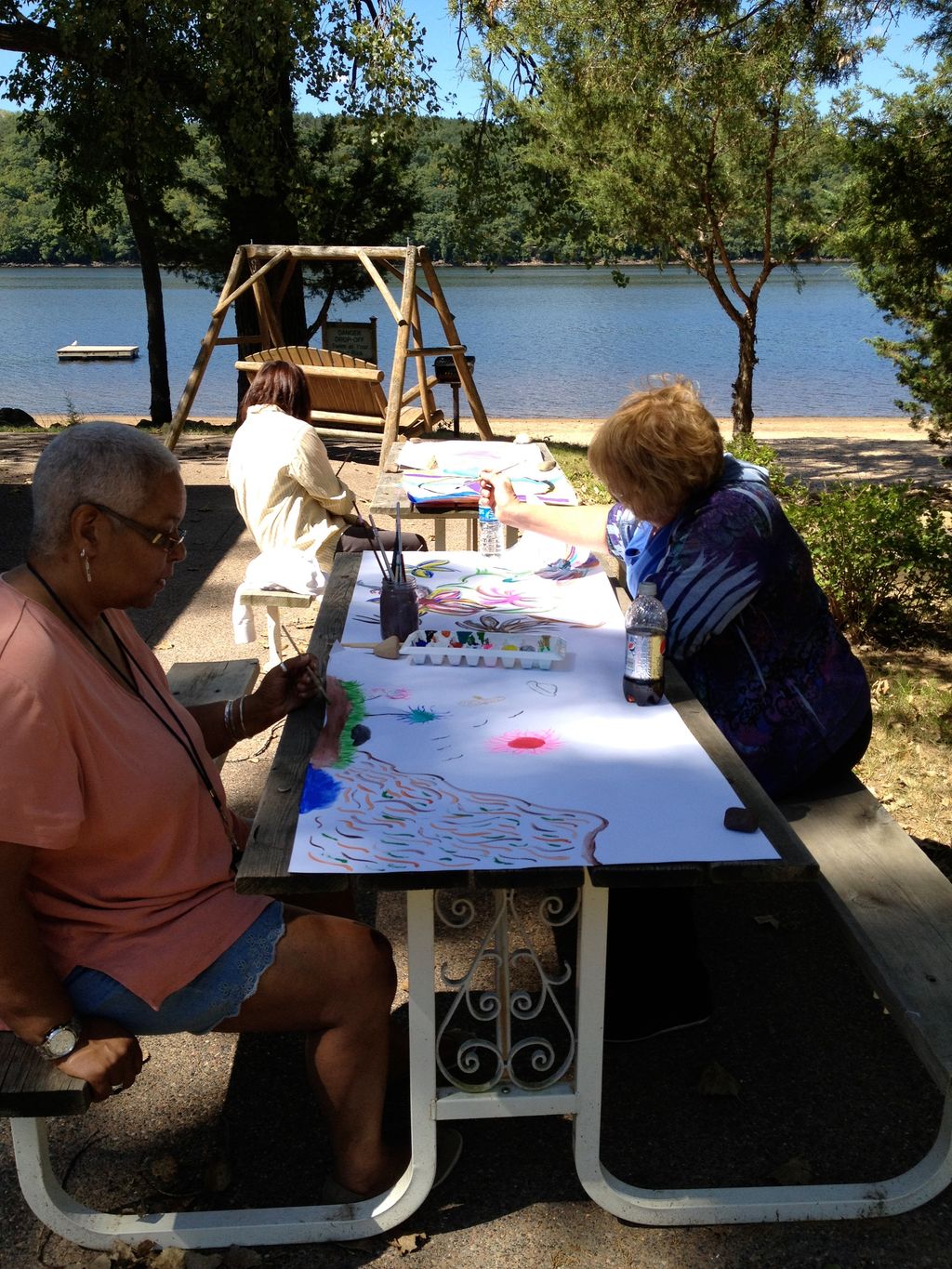 Facilitate creative, self-care retreats for work g