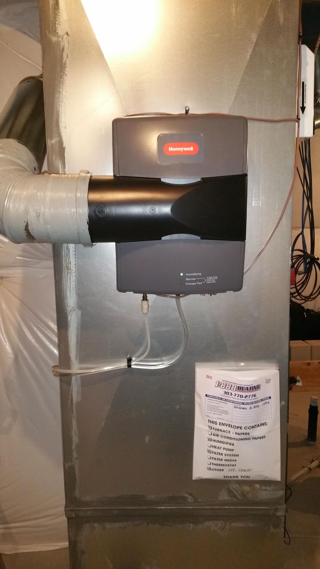 Honeywell Truease computer controlled Humidifier.