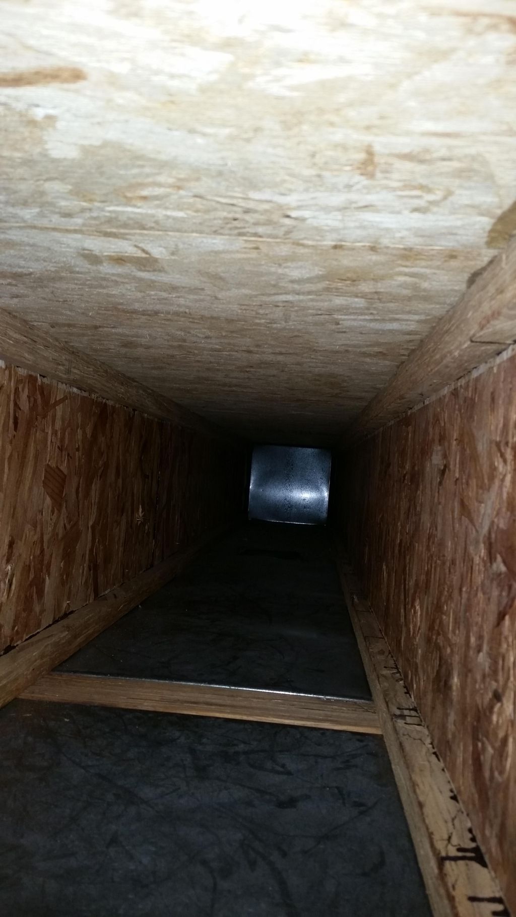main plenum after being cleaned