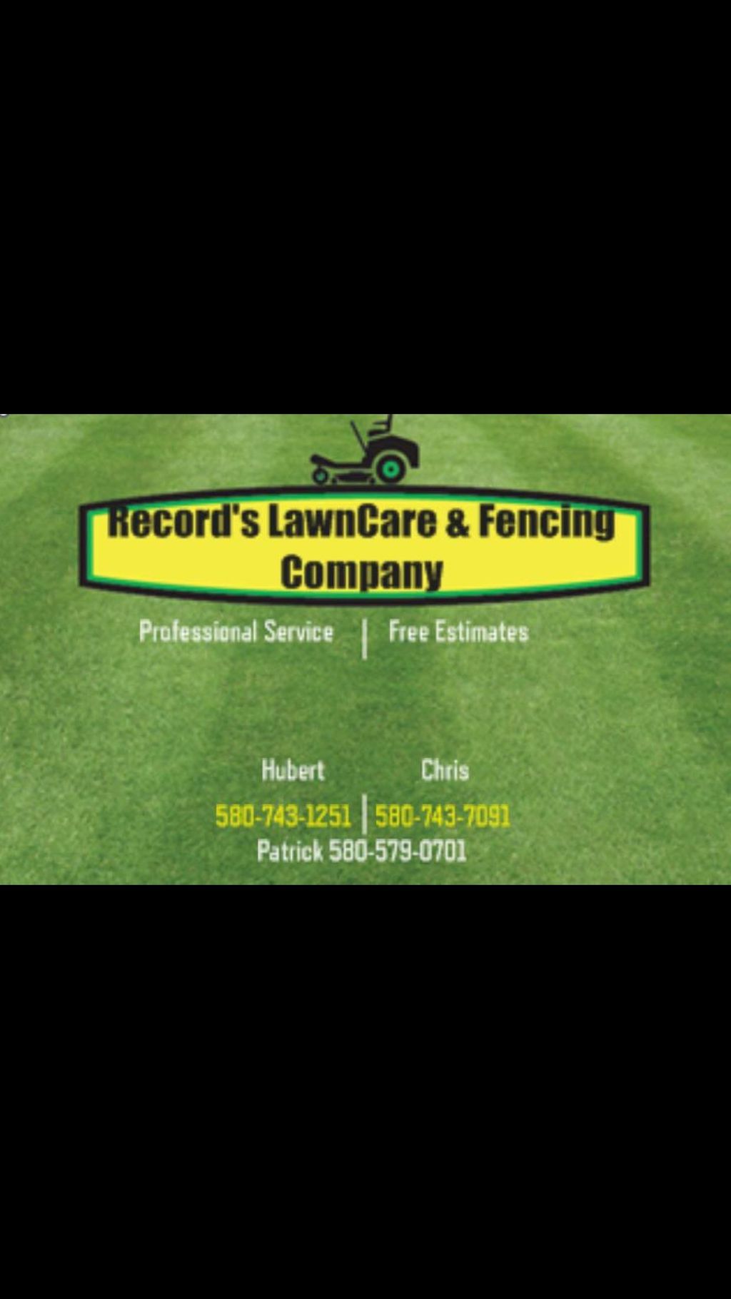 Record's Lawn Care & Fencing Co.
