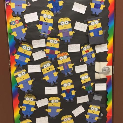 My students and I made minions for College Week