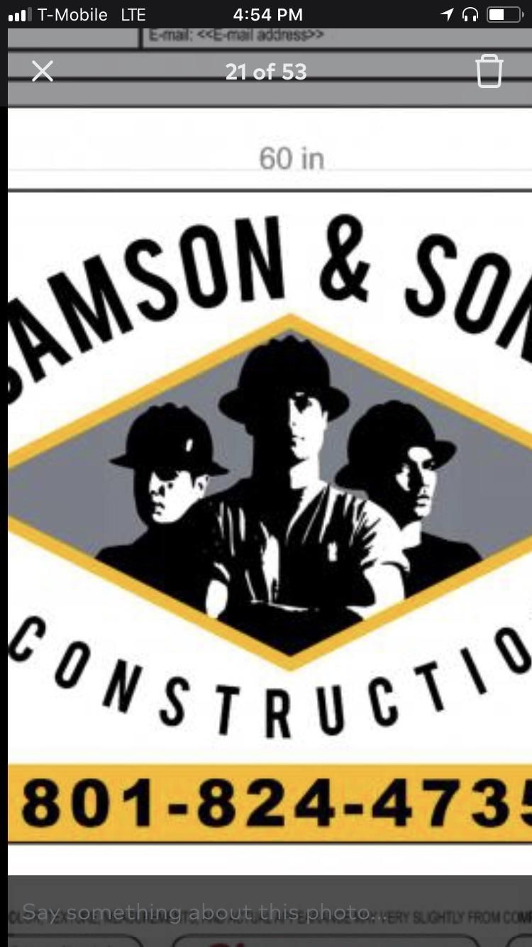 Samson & Sons Construction