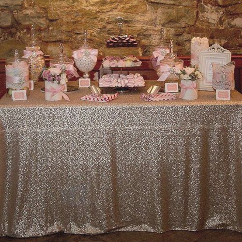 Gold and Pink Candy Buffet
