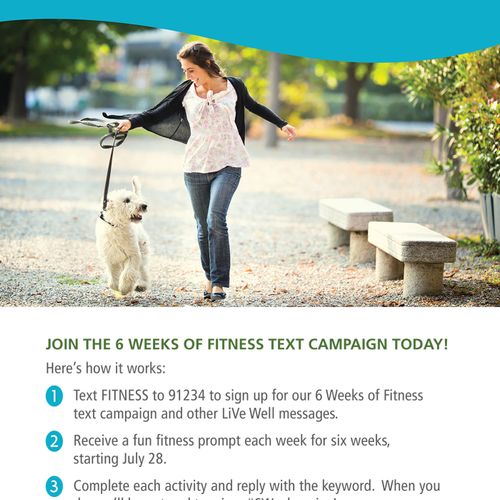 Promotional poster for Intermountain's LiVeWell pr