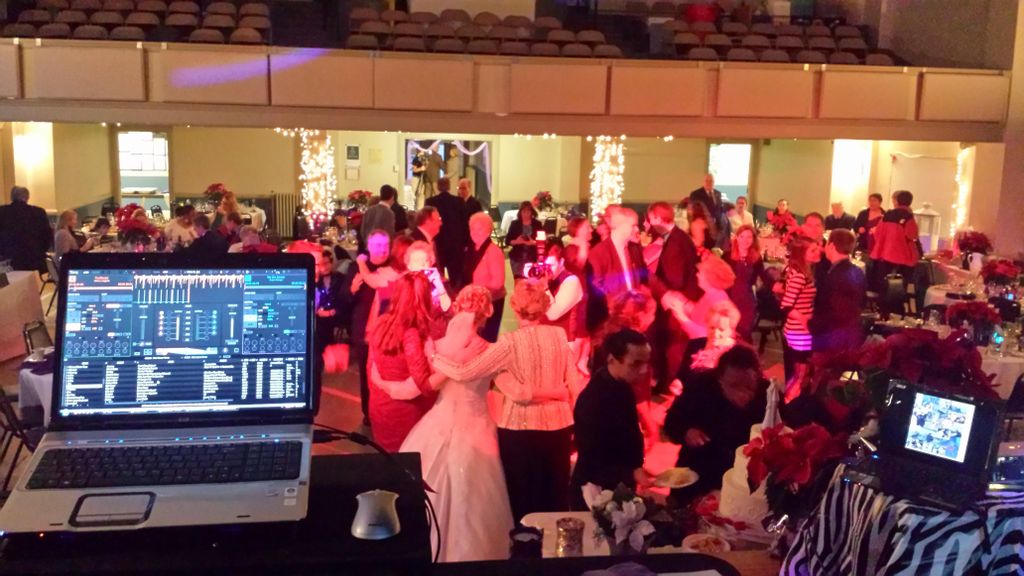 Wedding reception at St. Benedict