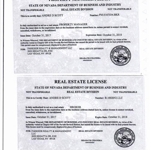 Licensed Broker/Property Manager