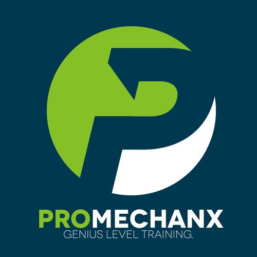 Logo for ProMechanx, a professional sports trainin