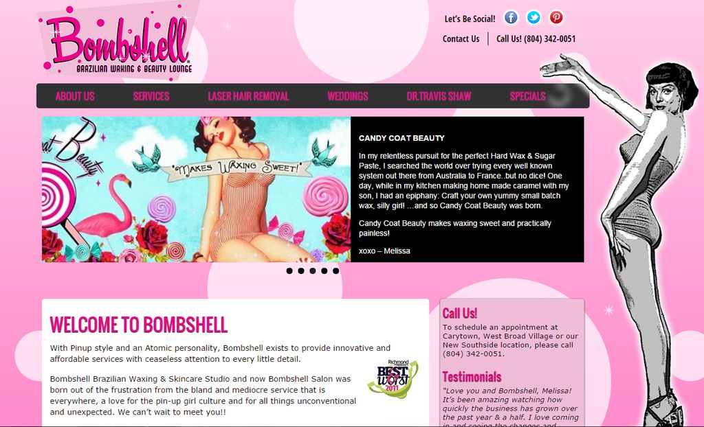 Bombshell Brazilian Waxing, the best waxing salon 