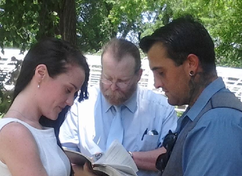 This couple had absolute peace and joy in the wedd