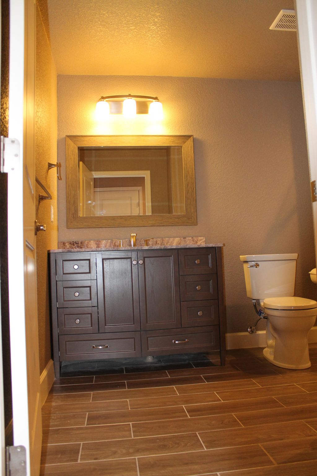 Bathroom in basement finish