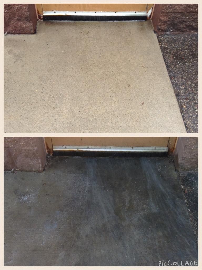 Restaurant sidewalk cleaning CoonRapids, Mn