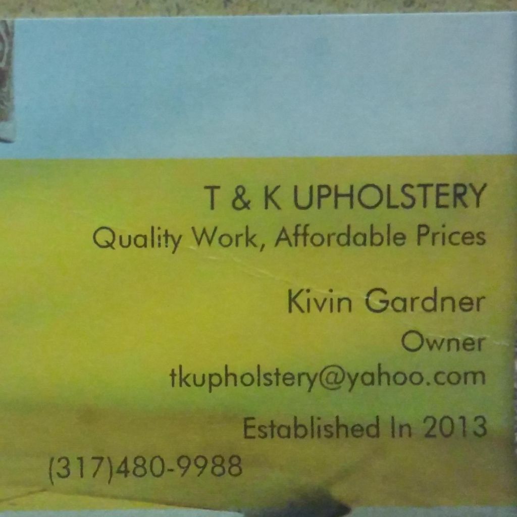 T & K Upholstery