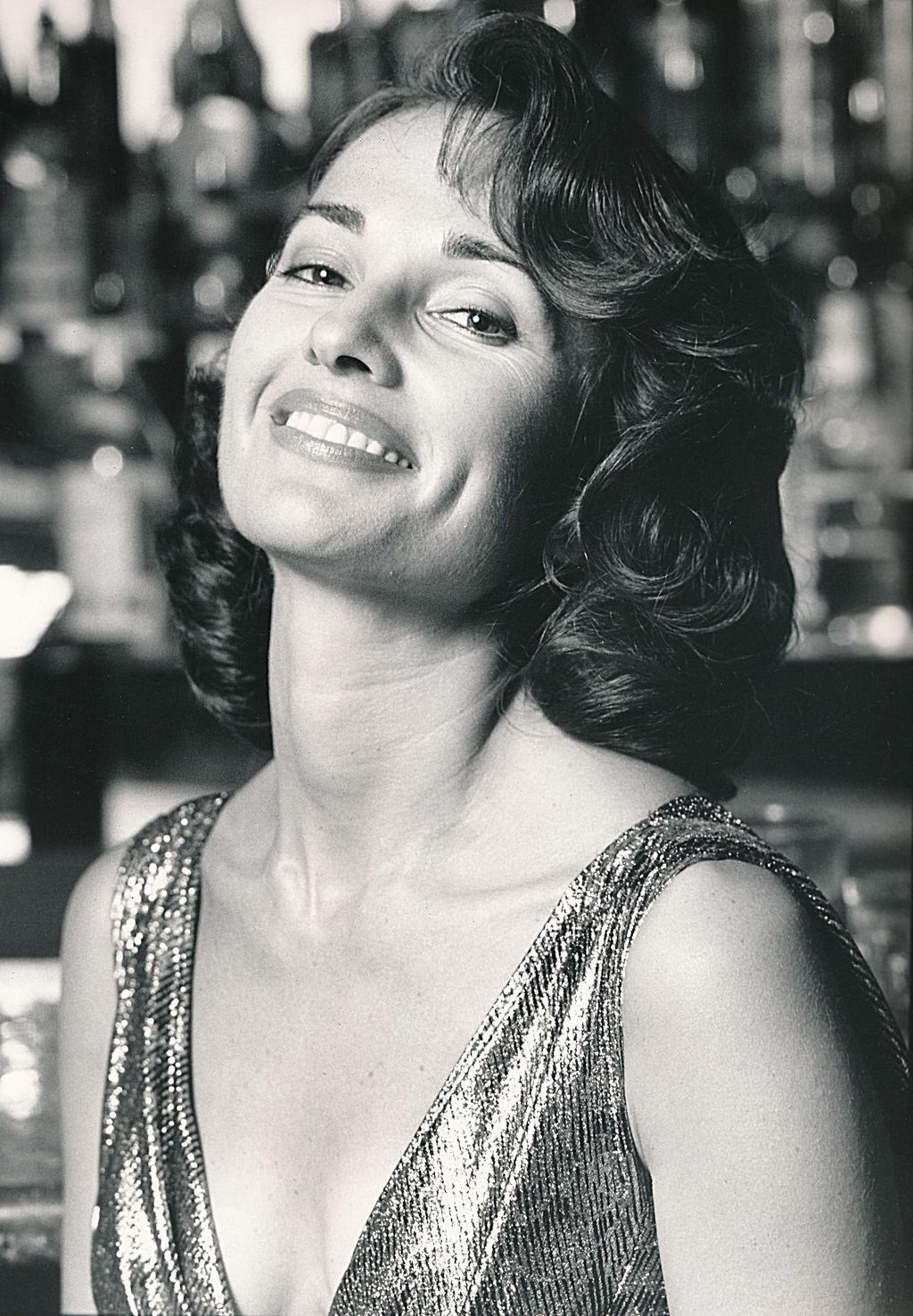 Actress portrait on set