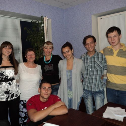 Ukrainian English as a second language class that 