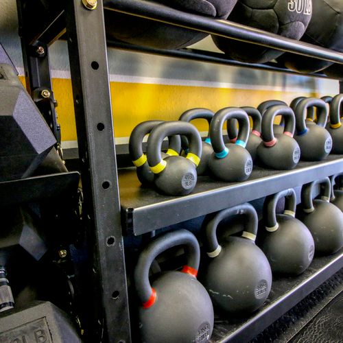 Full Double Kettlebell Set from 9 lbs to 108 lbs 