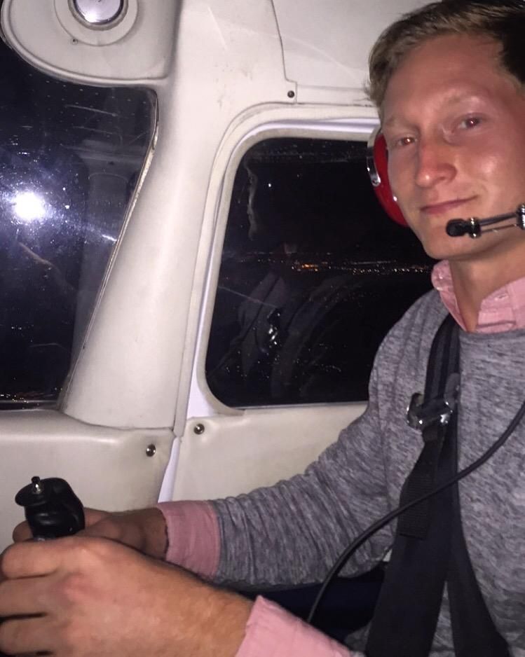 Having fun flying over Minneapolis!