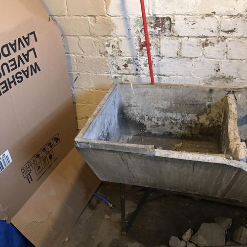 Concrete tub replacement