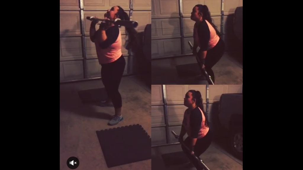 Lindsey's week 3 progressions for clean and jerk !