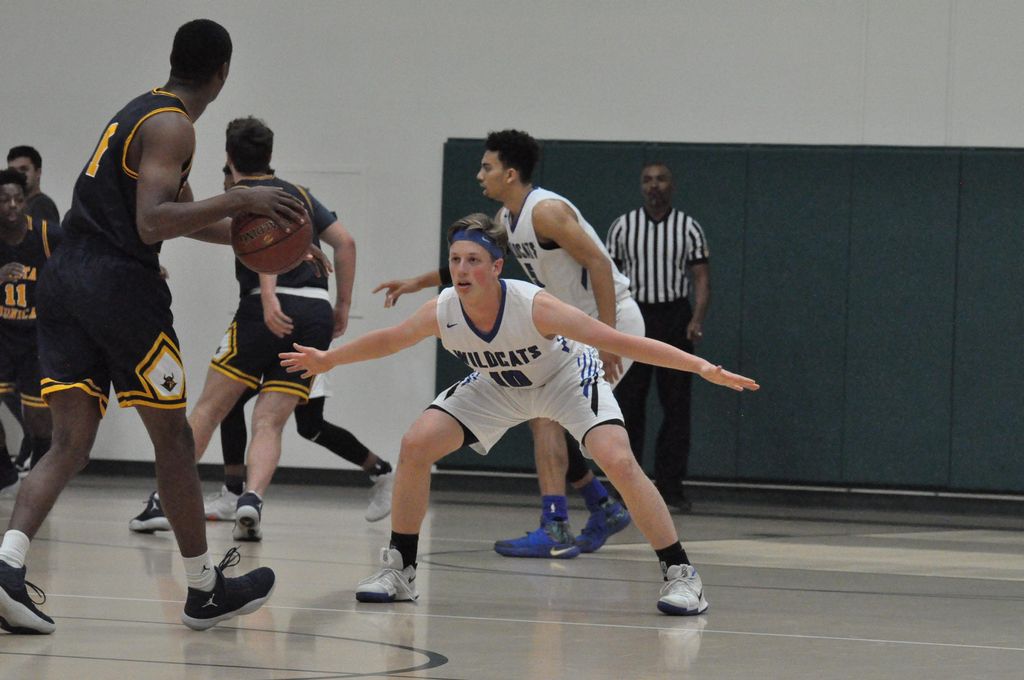 Locking up on defense