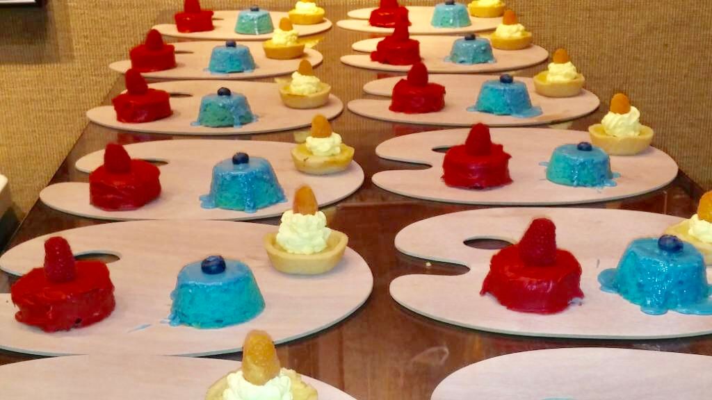 "Artist's Palette" Dessert Trio / Belle Fete Cater