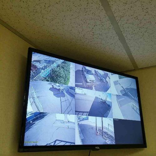 Surveillance system Monitor display that was mount