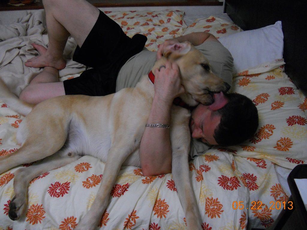 Mr. "Milo" showing his appreciation!