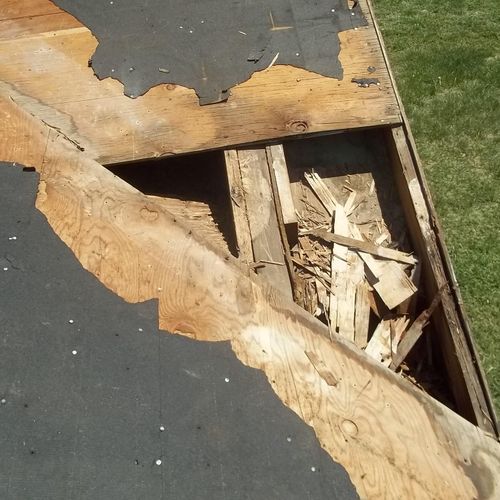 Bad decking. This one of the reason its important 