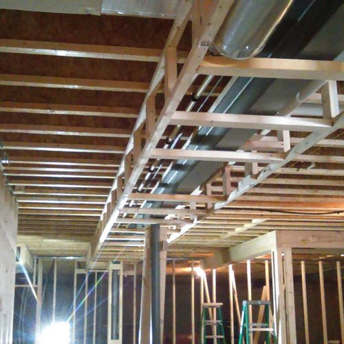 Hiding piping and ductwork