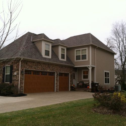 Exterior home paint for client Becky in Lewis Cent
