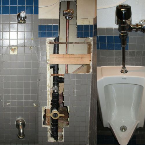 Urinal Replacement.
