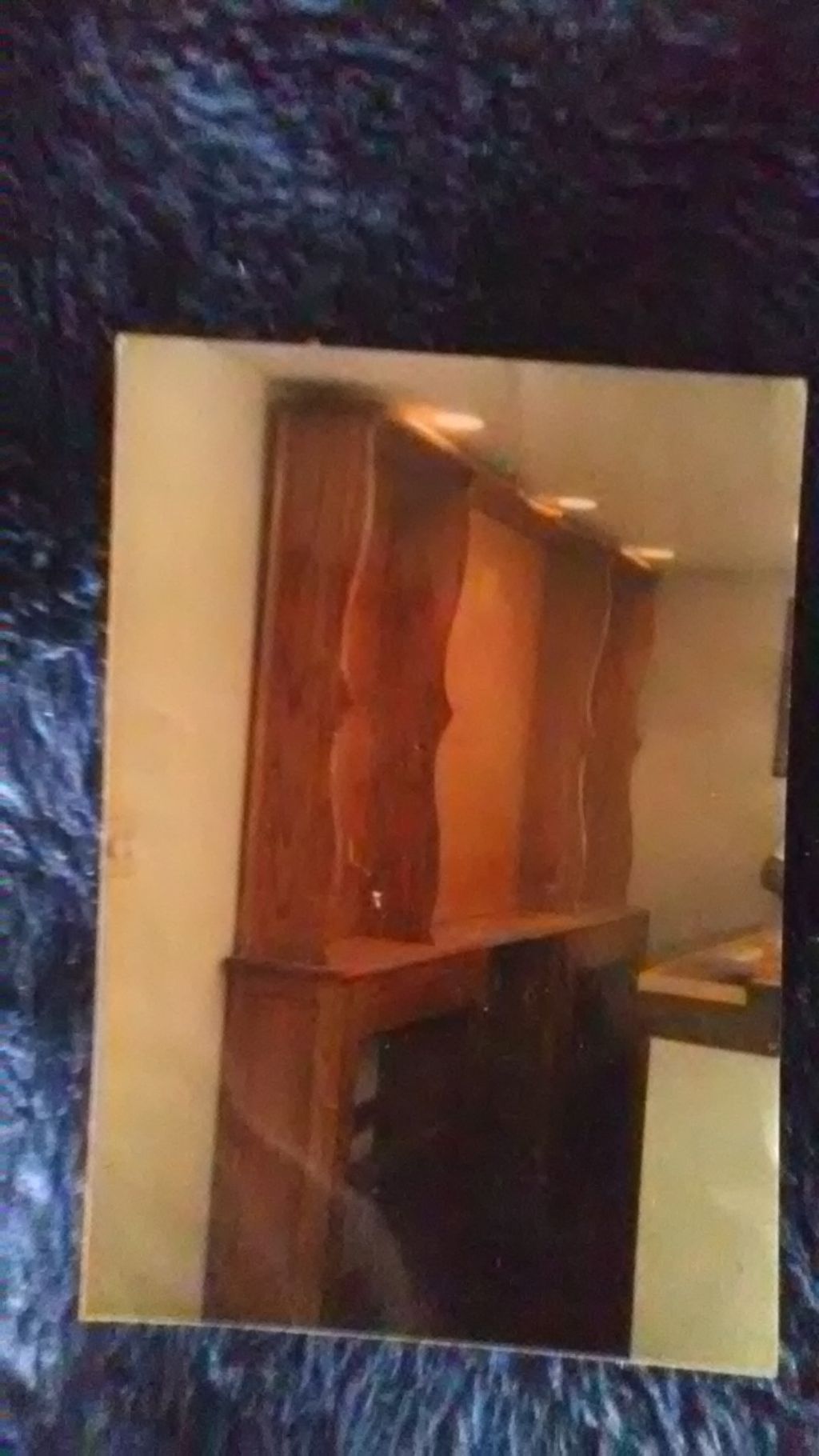 In progress solid red oak back bar