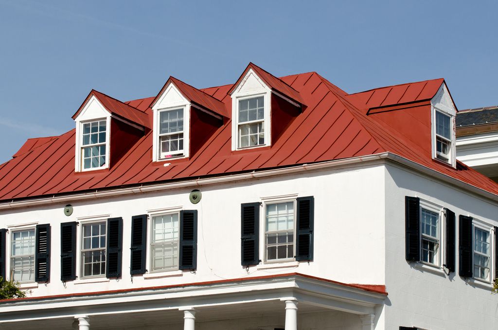 Standing seam 24 gauge metal. Class IV hail resist
