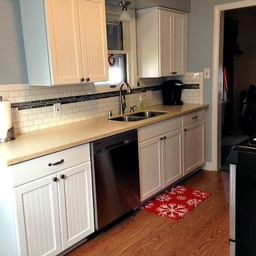 This was a small kitchen that needed an update. We