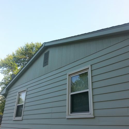 Replacement of top siding