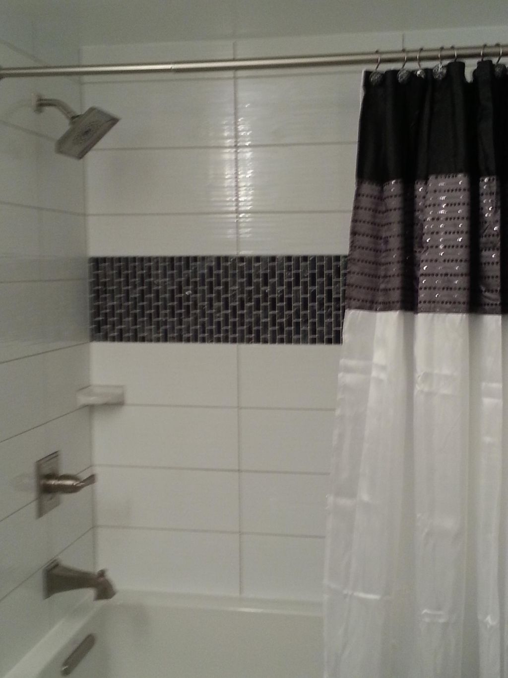 The after pic of the Pearce's bathroom
