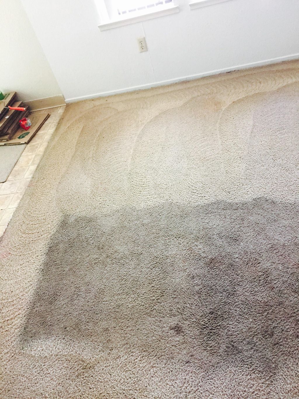 Spot treatment...before and after