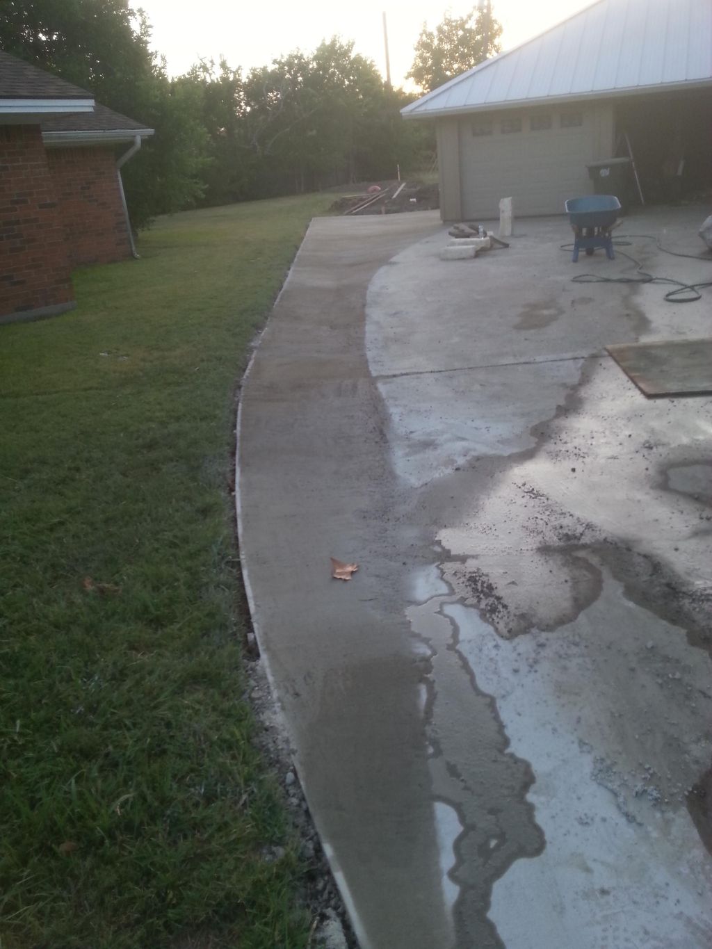 After concrete job